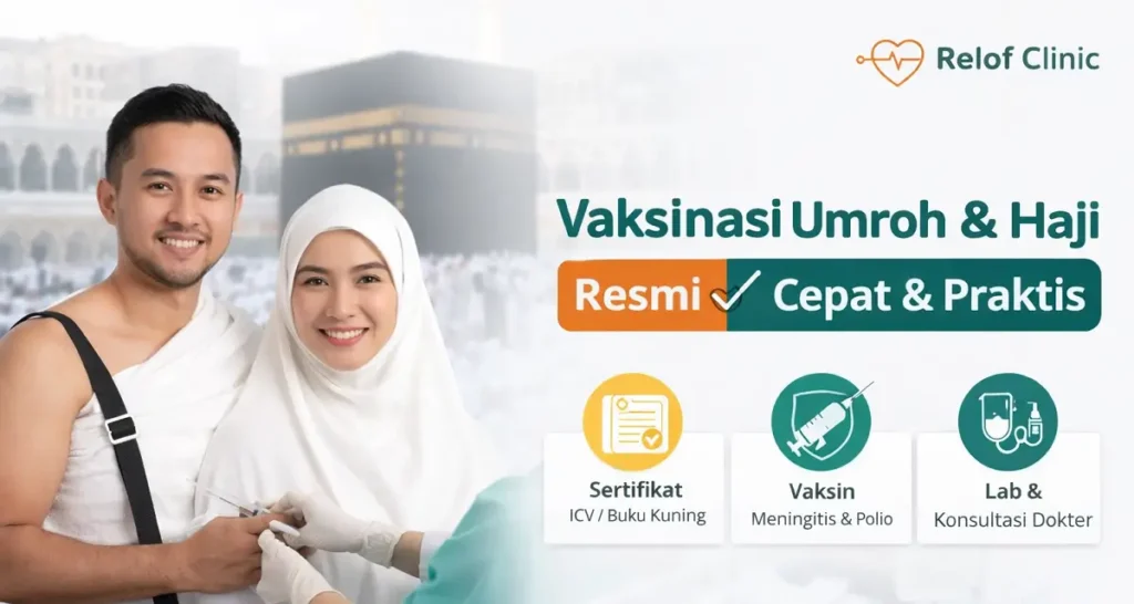 Vaksin Umroh & Haji Resmi Bekasi Cepat & Tanpa Ribet